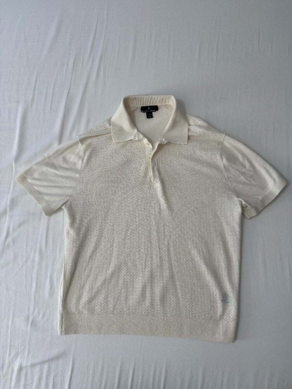 Hart Schaffner Marx Men's Short Sleeve Sweater Knit Polo Shirt